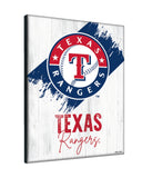 Texas Rangers Printed Canvas Design 08 | MLB Hanging Wall Decor