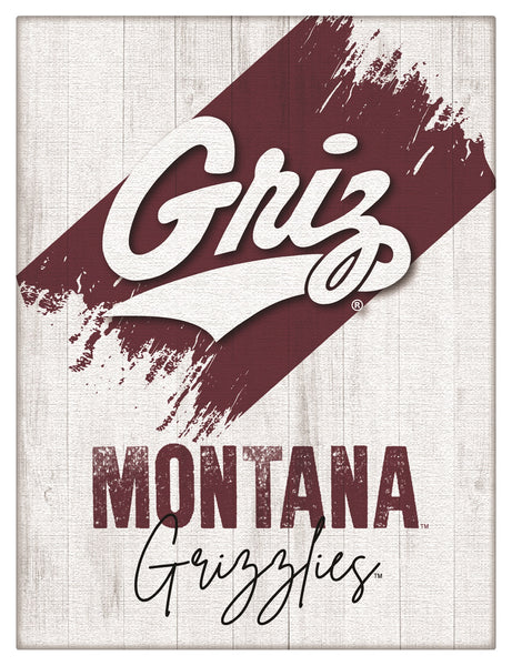 University of Montana Logo Wall Decor Canvas