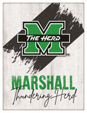 Marshall University Logo Wall Decor Canvas