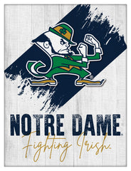 Notre Dame (Leprechaun) Logo Wall Decor Canvas