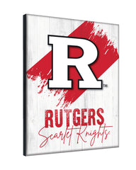 Rutgers Logo Wall Decor Canvas