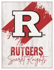 Rutgers Logo Wall Decor Canvas