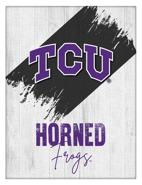 Texas Christian University Logo Wall Decor Canvas