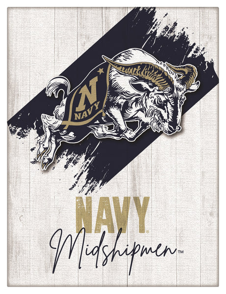US Naval Academy Herd Logo Wall Decor Canvas