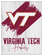 Virginia Tech University Logo Wall Decor Canvas