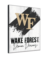 Wake Forest University Logo Wall Decor Canvas