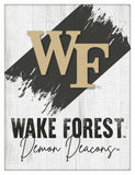 Wake Forest University Logo Wall Decor Canvas