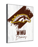 Western Michigan University Logo Wall Decor Canvas