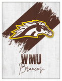 Western Michigan University Logo Wall Decor Canvas