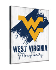 West Virginia University Logo Wall Decor Canvas
