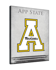 Appalachian State Mountaineers Logo Wall Decor Canvas