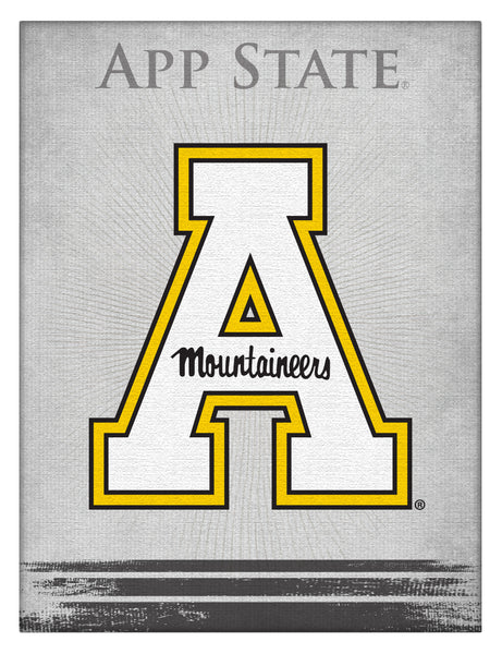 Appalachian State Mountaineers Logo Wall Decor Canvas