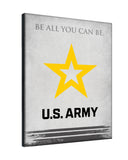 United States Army Logo Canvas