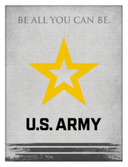 United States Army Logo Canvas
