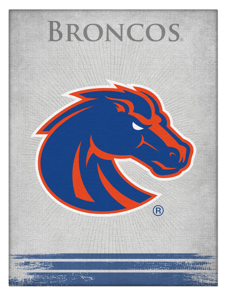 Boise State Broncos Logo Wall Decor Canvas