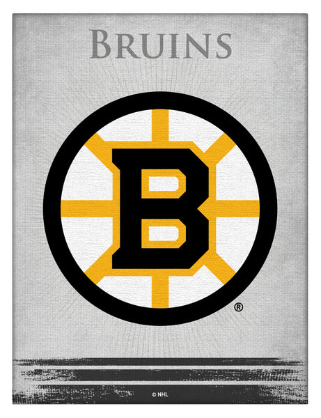 Boston Bruins Logo Canvas