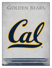 University of California Bears Logo Printed Canvas Wall Decor