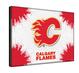 Calgary Flames Logo Canvas