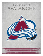 Colorado Avalanche Logo Canvas