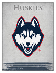 University of Connecticut Huskies Logo Wall Decor Canvas
