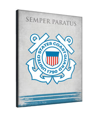 United States Coast Guard Logo Canvas