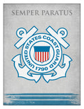 United States Coast Guard Logo Canvas