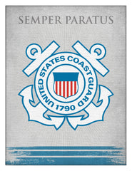 United States Coast Guard Logo Canvas