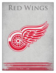 Detroit Red Wings Logo Canvas