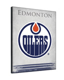 Edmonton Oilers Logo Canvas