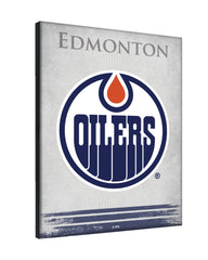 Edmonton Oilers Logo Canvas