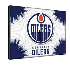 Edmonton Oilers Logo Canvas