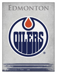 Edmonton Oilers Logo Canvas