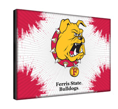Ferris State Bulldogs Logo Wall Decor Canvas