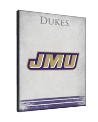 James Madison Dukes Logo Wall Decor Canvas