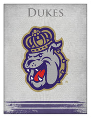 James Madison Dukes Logo Wall Decor Canvas