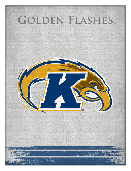 Kent State Golden Flashes Logo Wall Decor Canvas