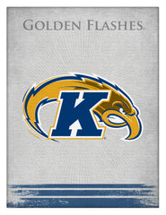 Kent State Golden Flashes Logo Wall Decor Canvas