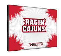 Louisiana Ragin Cajun Logo Wall Decor Canvas