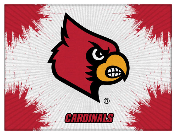 Louisville Cardinals Logo Wall Decor Canvas