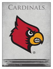 Louisville Cardinals Logo Wall Decor Canvas