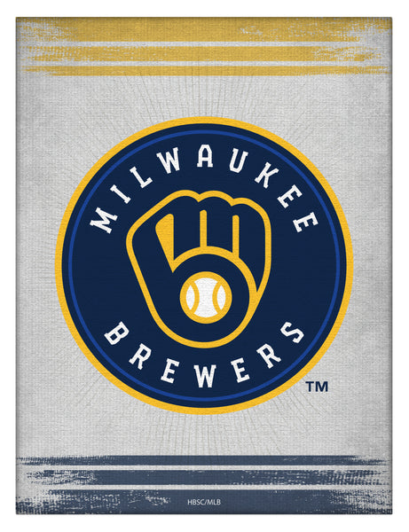 Milwaukee Brewers Printed Canvas | MLB Hanging Wall Decor