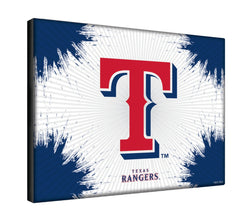 Texas Rangers Printed Canvas | MLB Hanging Wall Decor