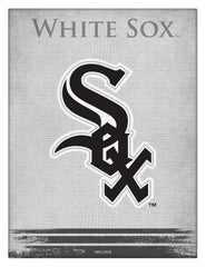 MLB's Chicago White Sox Logo Printed Canvas Wall Decor Side View