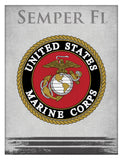United States Marine Corps Logo Canvas