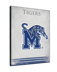 Memphis Tigers Logo Wall Decor Canvas