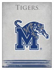 Memphis Tigers Logo Wall Decor Canvas
