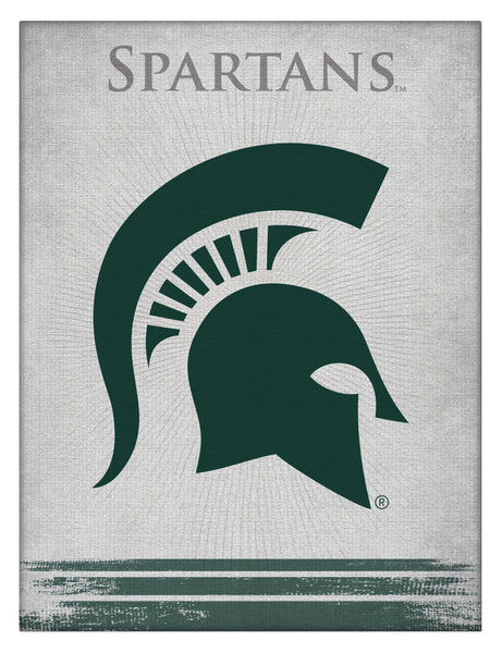 Michigan State University Spartans Logo Wall Decor Canvas