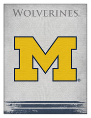University of Michigan Wolverines Logo Wall Decor Canvas