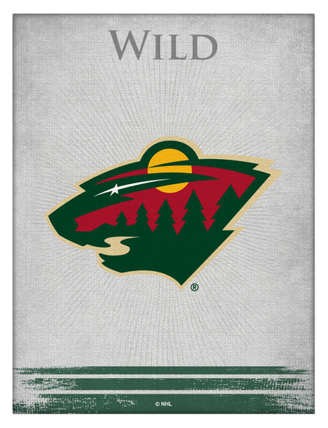 Minnesota Wild Logo Canvas