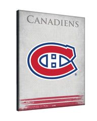 Montreal Canadians Logo Canvas